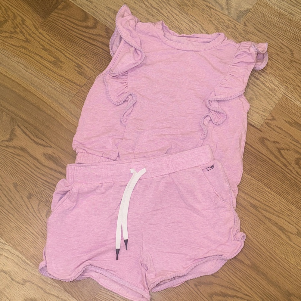 Vineyard Vines Ruffle Trim Matching Set